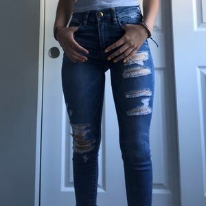 American Eagle High-Waisted skinny jeans